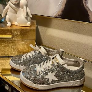 Silver Sparkle Golden Goose Yeah